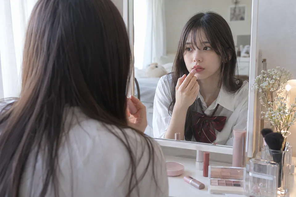 似合う制服×低彩度メイク診断
